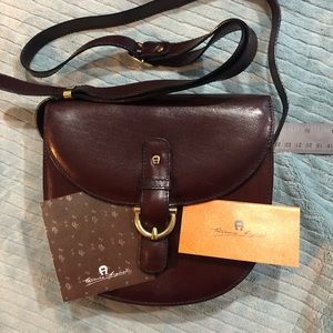 Etienne Aigner crossbody saddle bag purse